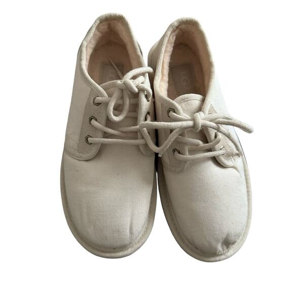 UGG Mens NEUMEL LOW CANVAS WHITECAP MEN’S SHOE SIZE 6 Chukka Mule - Picture 1 of 9